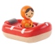 PLAN TOYS Drewniana łódź ratownicza, zabawka do kąpieli