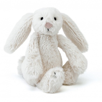 JELLYCAT Kremowy króliczek Bashful Bunny (mały 18 cm)