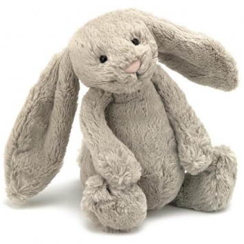 JELLYCAT Beżowy króliczek Bashful Bunny (średni 31 cm)