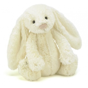 JELLYCAT Kremowy króliczek Bashful Bunny (średni)
