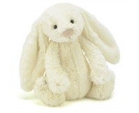 JELLYCAT Kremowy króliczek Bashful Bunny (średni)