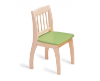 PINTOY Drewniane krzesełko Junior - zielone