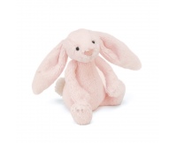 JELLYCAT Króliczek - grzechotka Bashful Pink Bunny